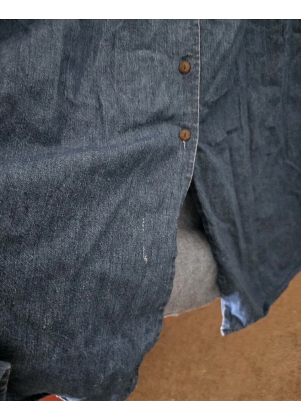 Vintage Eddie Bauer Maxi Denim Dress Size XL - Picture 8 of 16
